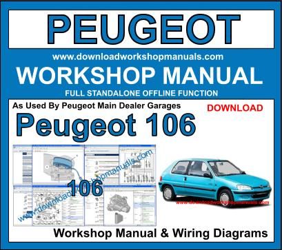 Peugeot 106 workshop service repair manual